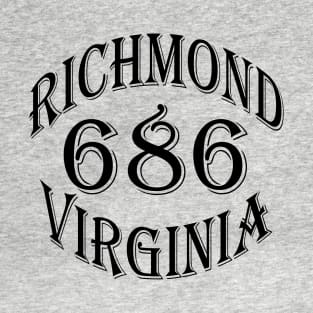 686 RICHMOND VA (BLACK) T-Shirt